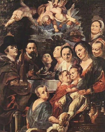 Jacob Jordaens Self-portrait among Parents, Brothers and Sisters china oil painting image